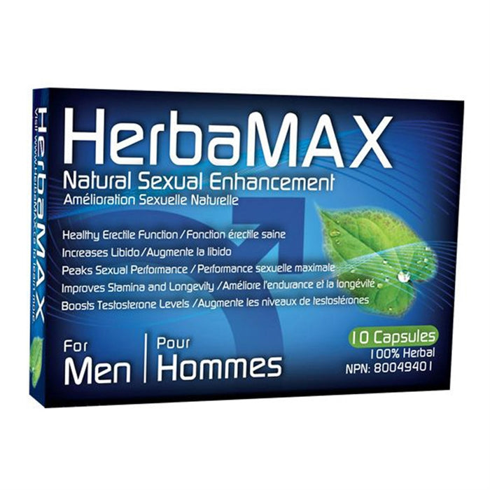 HERBAMAX HOMME 10 CAPSULES