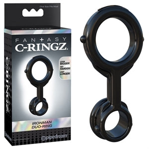 C-RINGZ IRONMAN DUO RING NOIR