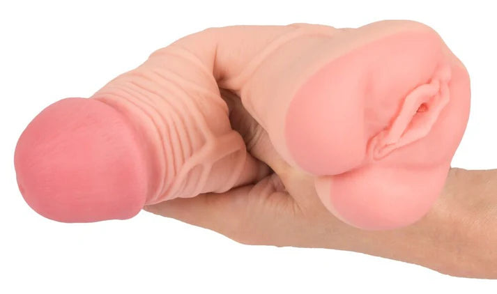 NATURE SKIN 2IN1 EXTENTION + MASTURBATOR VAGINA