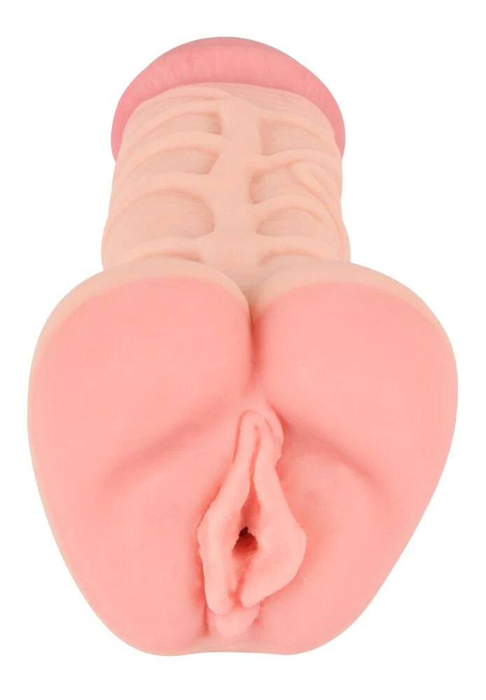 NATURE SKIN 2IN1 EXTENTION + MASTURBATOR VAGINA