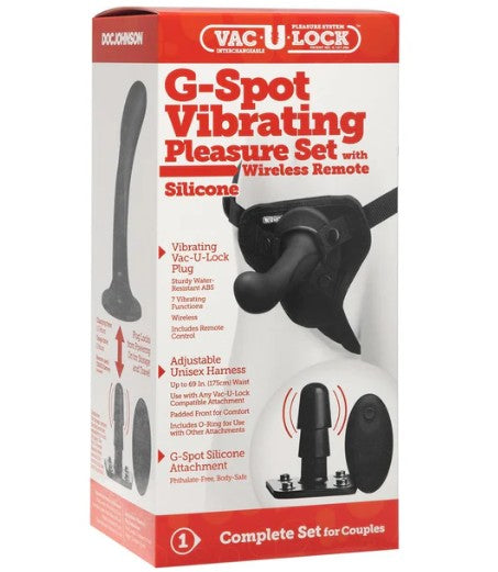 G-SPOT VIBRATING PLEASURE SET - VAC-U-LOCK