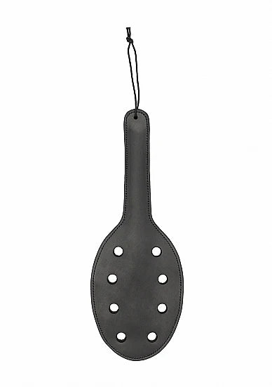 PAIN - SADDLE LEATHER PADDLE WITH 8 HOLES