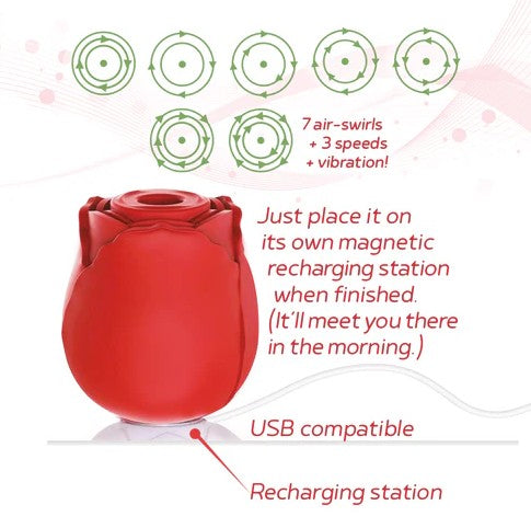 WILD ROSE SUCTION VIBRATOR