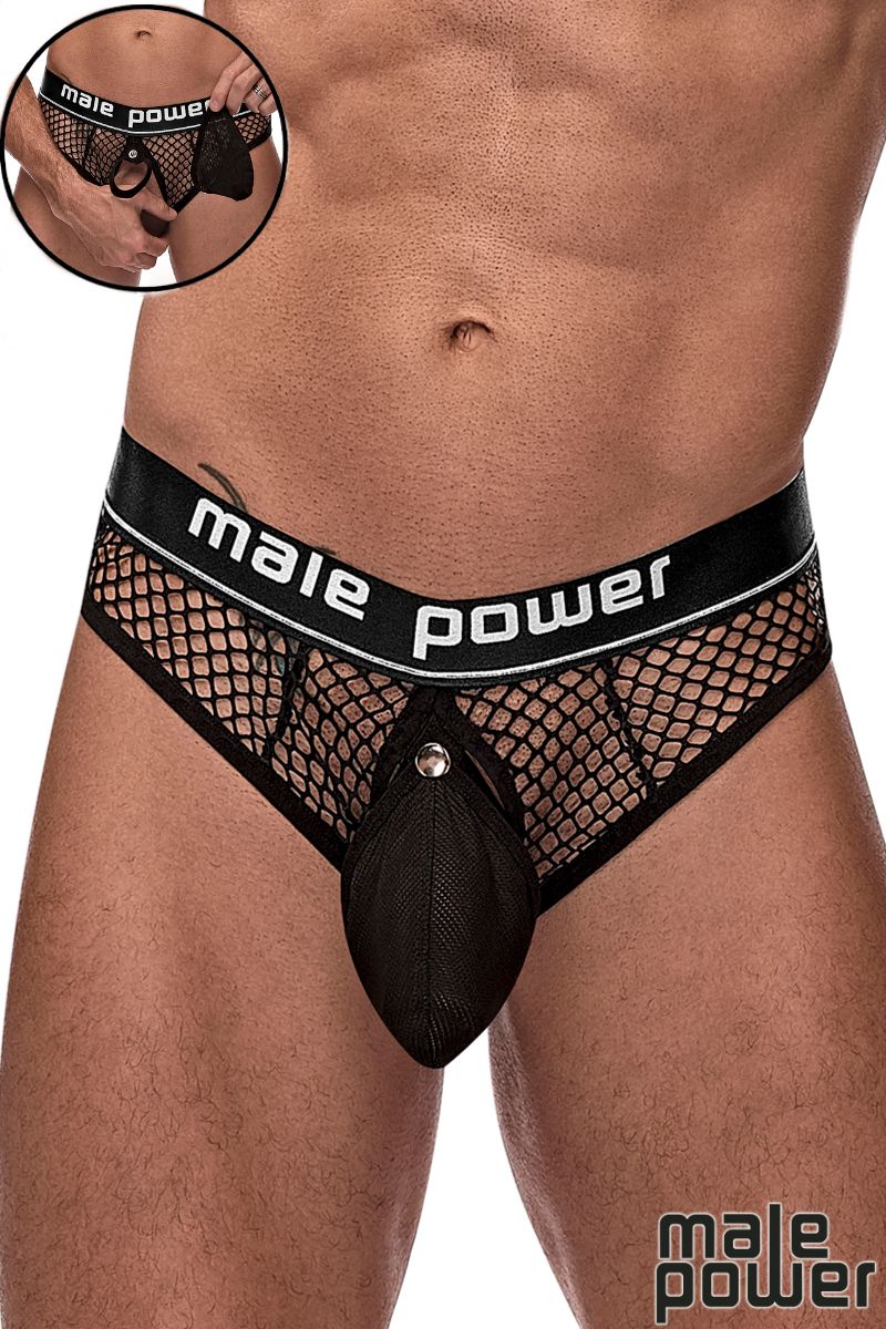COCK PIT / NOIR / COCK RING THONG - MALE POWER