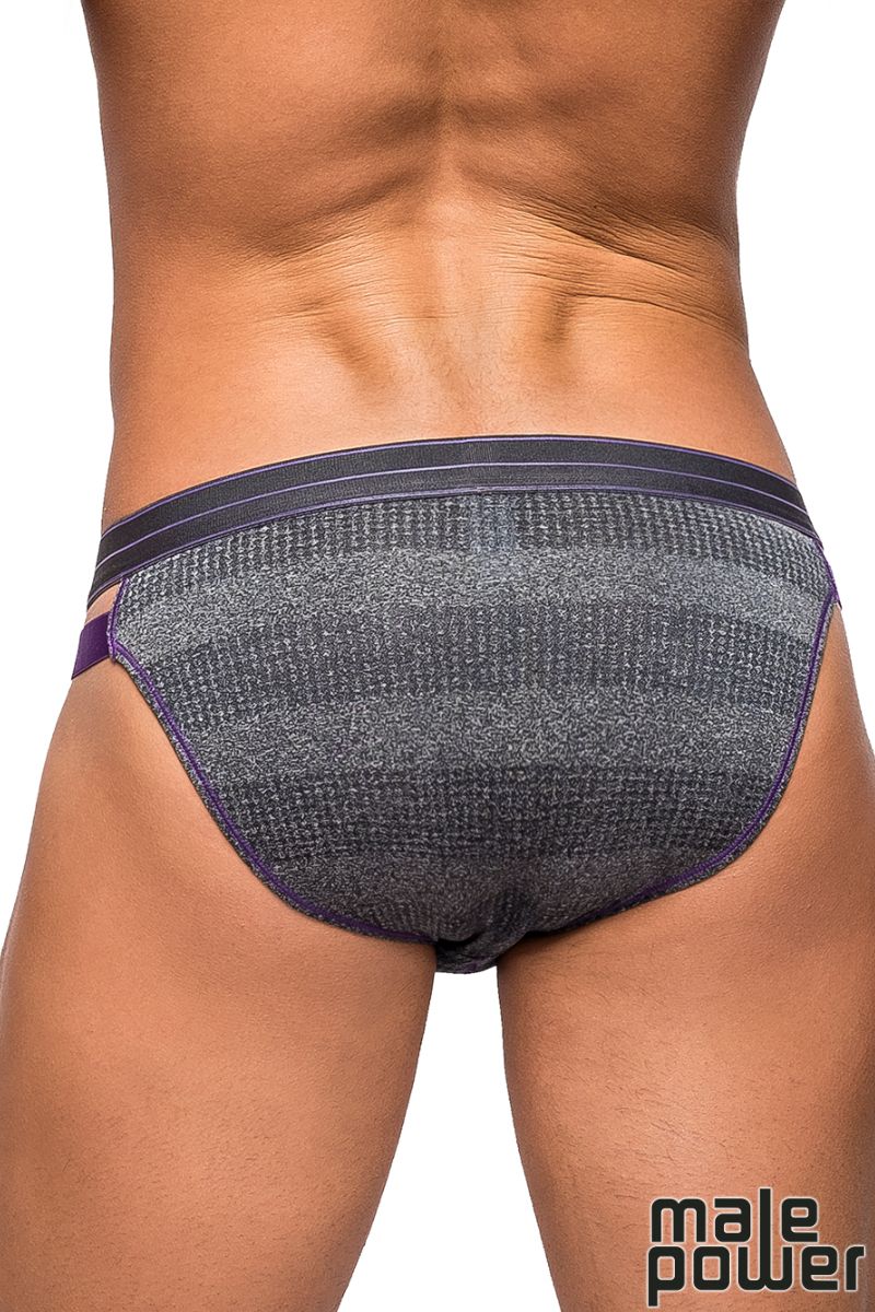 HEARTER HAZE/ GRIS/ CUTOUT BIKINI- MALE POWER