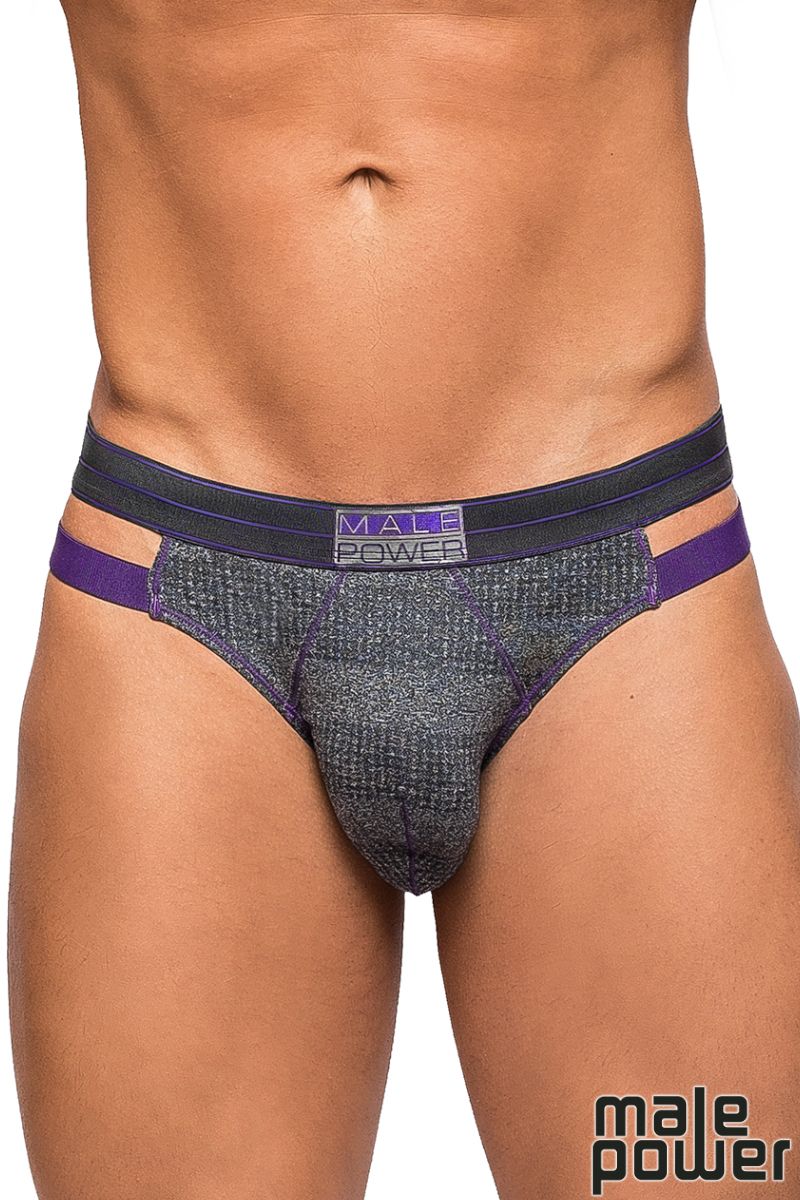 HEARTER HAZE/ GRIS/ CUTOUT BIKINI- MALE POWER