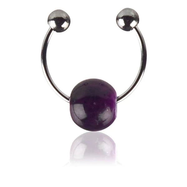 PURPLE CHAIN NIPPLE CLAMPS - CALEXOTICS