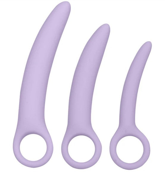 CalExotics Dr. Laura Berman Alena – Set de 3 Silicone Dilators – Purple