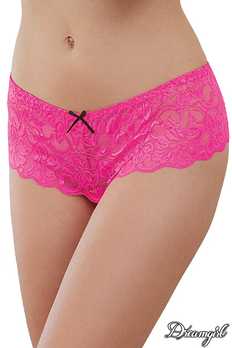 BOYSHORT EN DENTELLE OUVERTE - DREAMGIRL