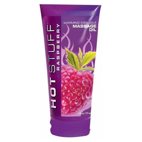 HOT STUFF WARMING MASSAGE OIL – RASPBERRY