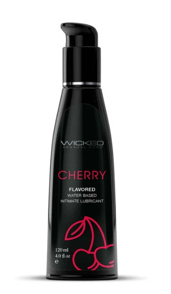 CHERRY WATERBASED FLAVORED LUBE 4OZ - WICKED