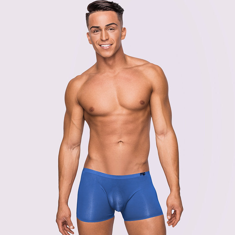 SEAMLESS SLEEK / BLEU/ SHORT - MALE POWER
