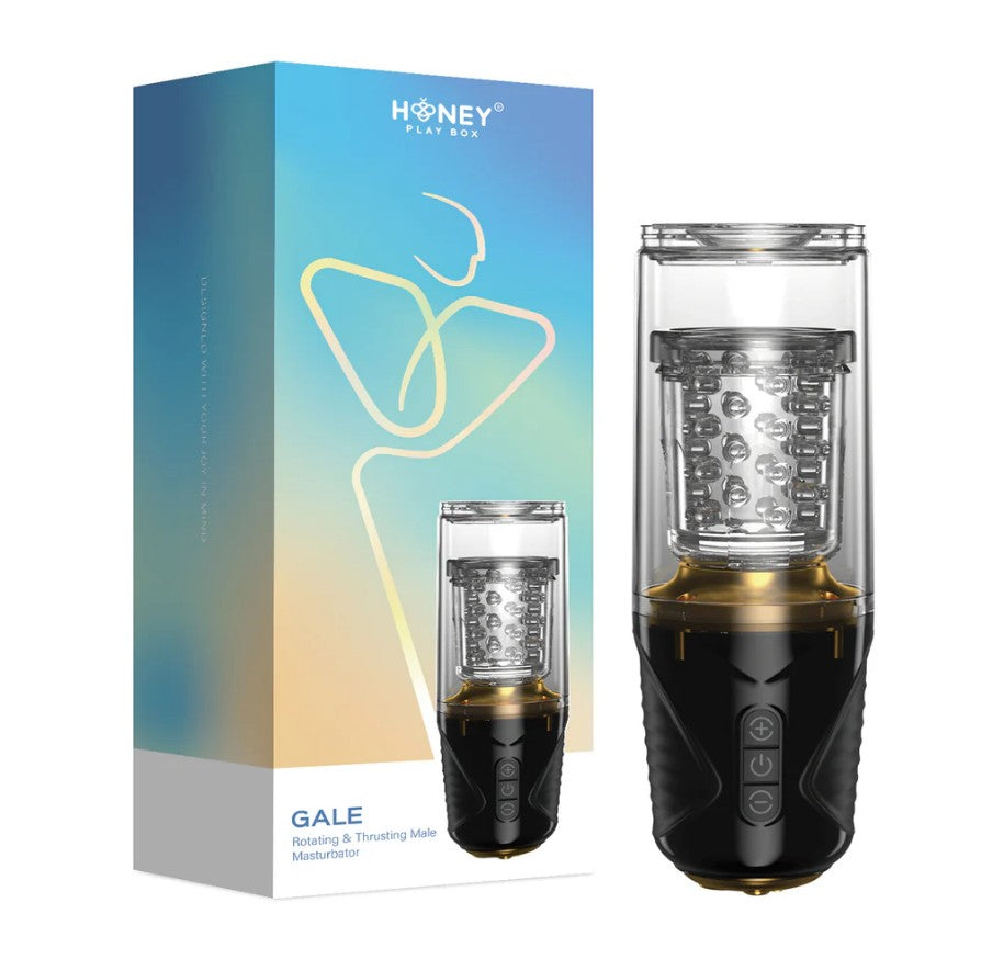 GALE - ROTATING MALE MASTURBATOR HANDS-FREE - HONEY PLAYBOX