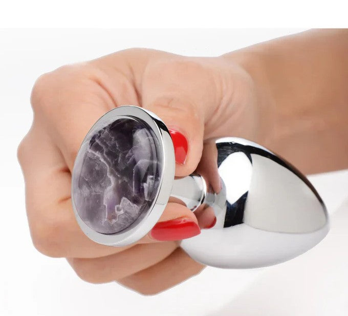 AMETHYST GEM LARGE ANAL PLUG