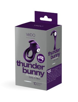 THUNDER BUNNY - DOUBLE RING - MAUVE - VEDO