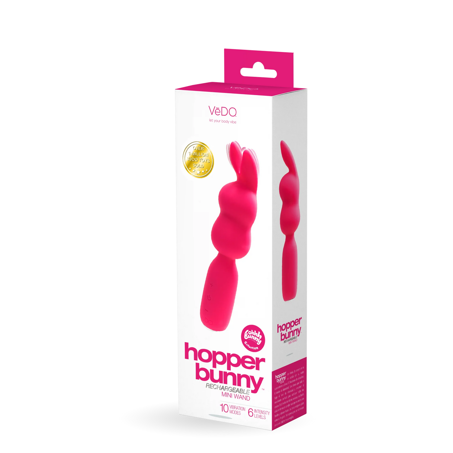 HOPPER BUNNY ROSE - MINI WAND-VEDO