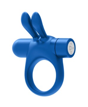 BUNNY VIBRATING COCKRING - BLEU - FORTO
