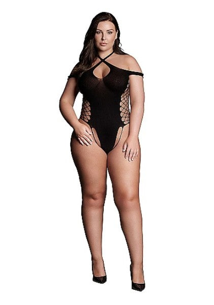 BODY WITH CROSSED NECKLINE - PLUS SIZE - LE DÉSIR