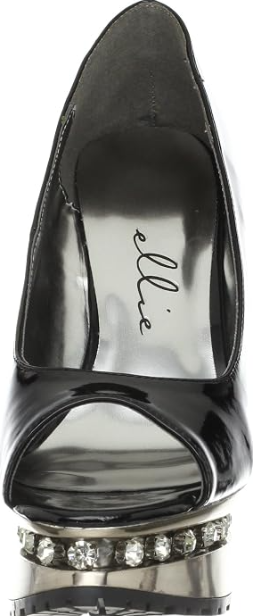 6''METALLIC HEEL W/RHINESTONE