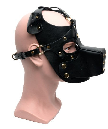 BONDAGE PUP HOOD ALL BLACK