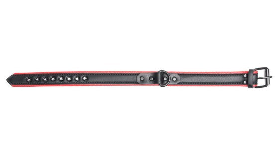 VEGAN COLLAR BLACK-RED