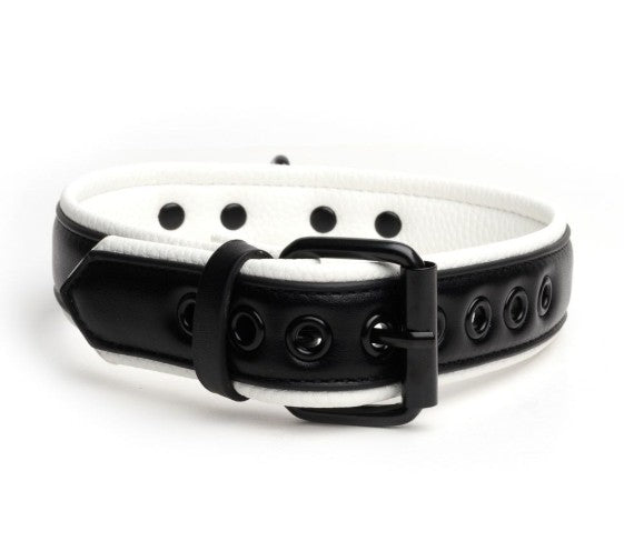 VEGAN COLLAR BLACK-WHITE