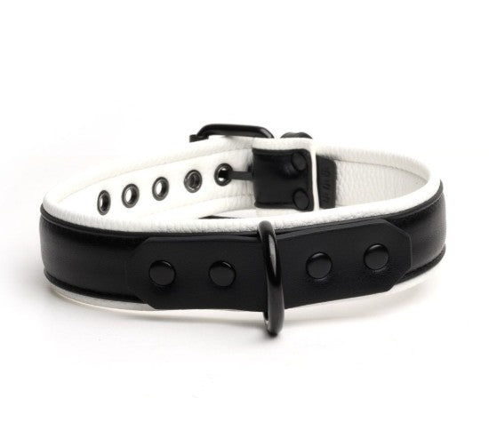 VEGAN COLLAR BLACK-WHITE