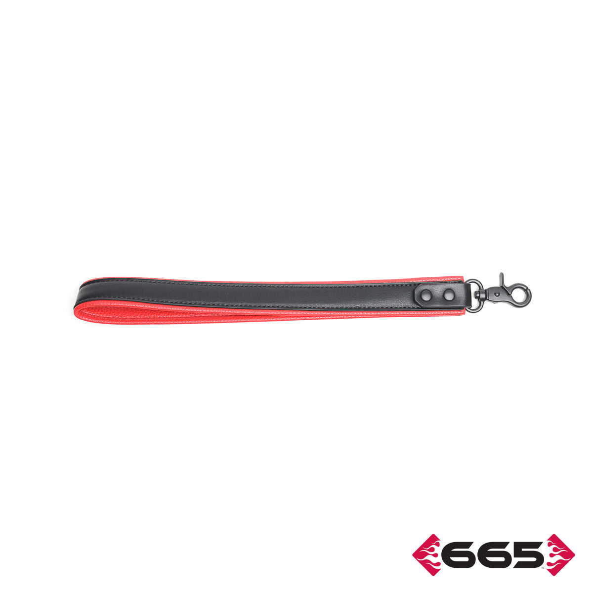 VEGAN LEASH BLACK-RED