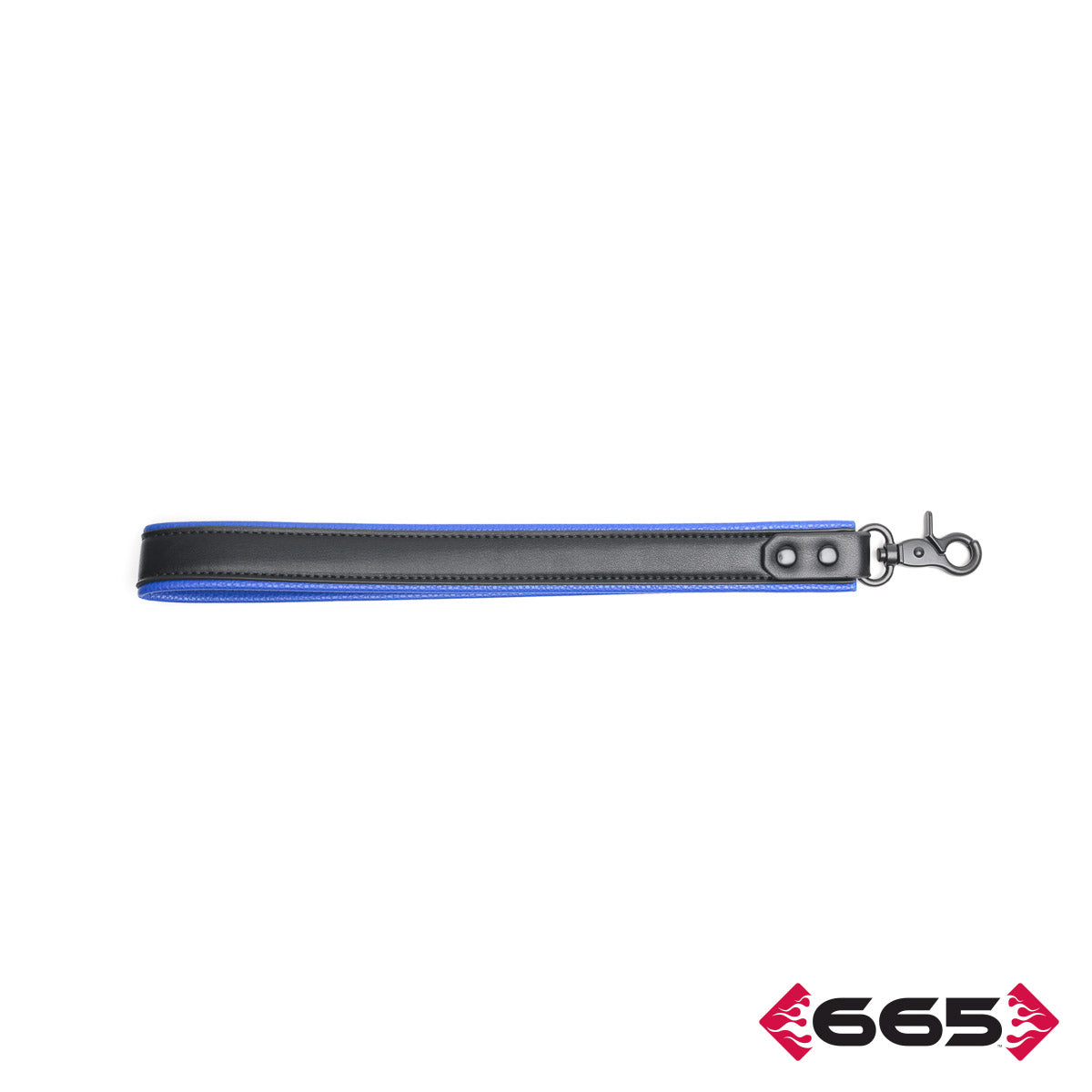 VEGAN LEASH BLACK-BLUE