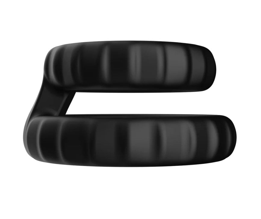 F-43 - TIERED COCK & BALL RING - BLACK - FORTO