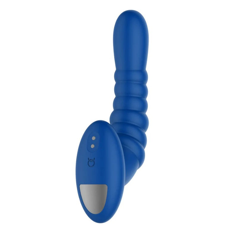 FORTO RIBBED PRO MASSAGER - BLUE