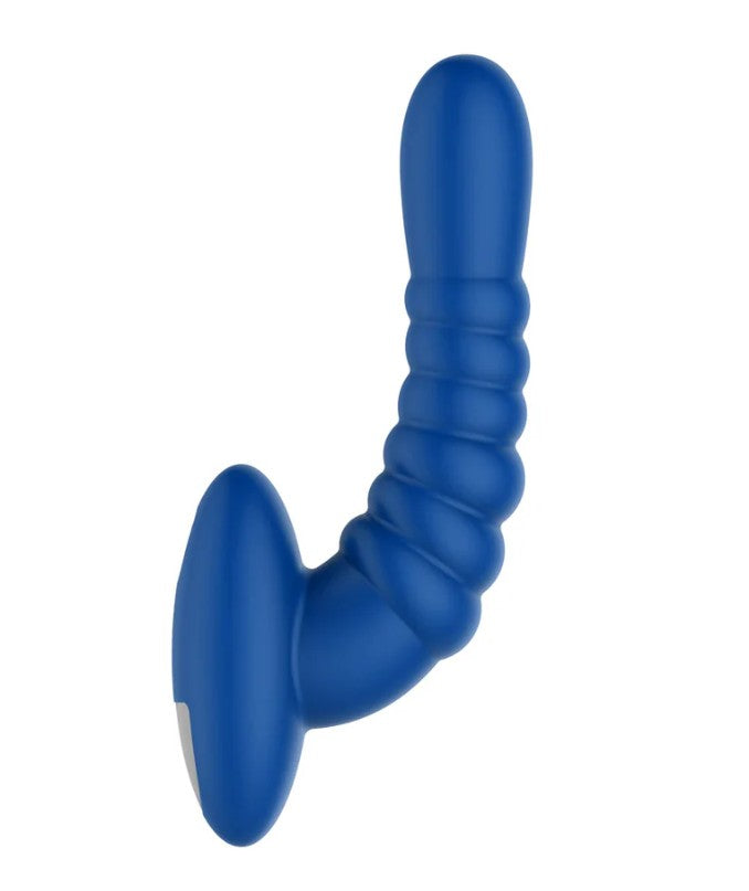 FORTO RIBBED PRO MASSAGER - BLUE