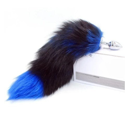 BUTT PLUG QUEUE DE RENARD BLEU