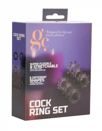COCK RING SET - NOIR