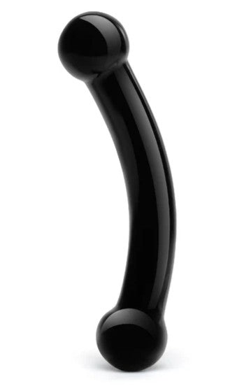 DOUBLE BULL BLACK DILDO - GLÄS
