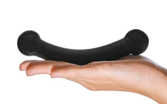 DOUBLE BULL BLACK DILDO - GLÄS