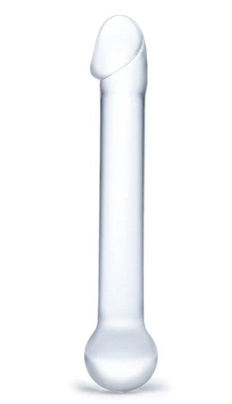 7 PO REALISTIC HEAD GLASS DILDO - GLÄS