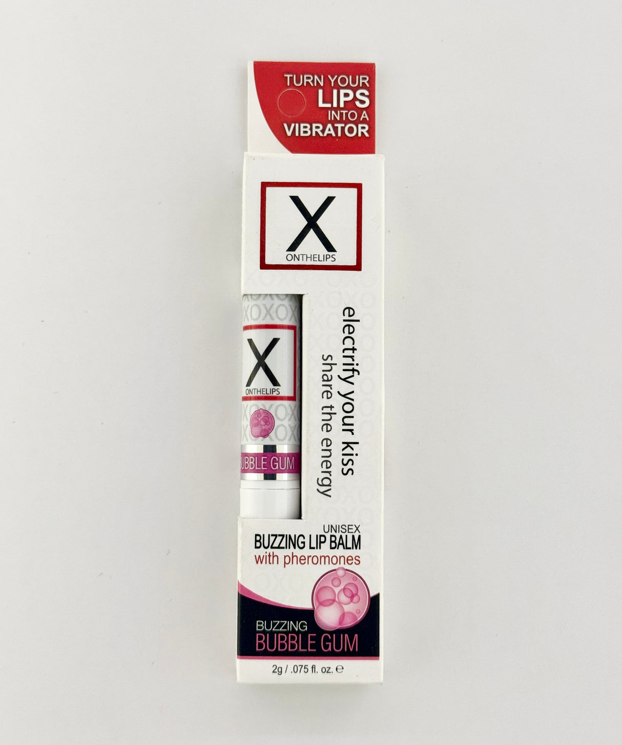 BAUME À LÈVRES PÉTILLANT - BUBBLE GUM - X ON THE LIPS