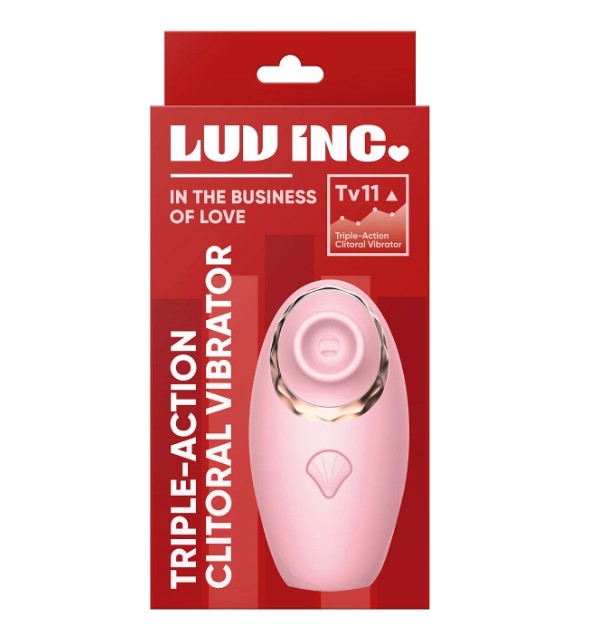 TRIPLE - ACTION CLITORAL - PINK - LUV INC