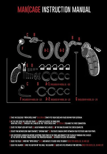 MODEL 15 - CHASTITY - 3.5'' CAGE WITH URETHRAL SOUNDING