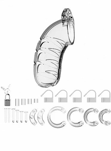 CHASTITY - 4.5'' - COCK CAGE - TRANSPARENT