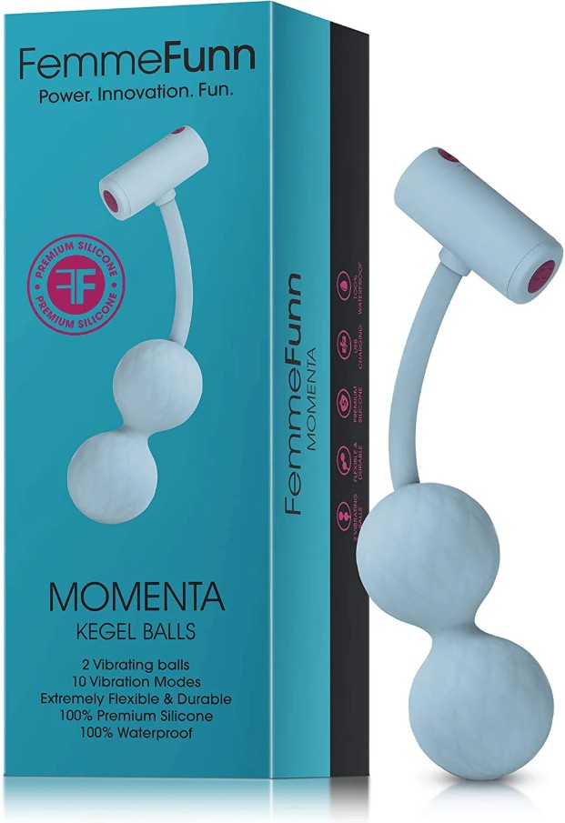 MOMENTA KEGEL BALLS- LIGHT BLUE FEMME FUN