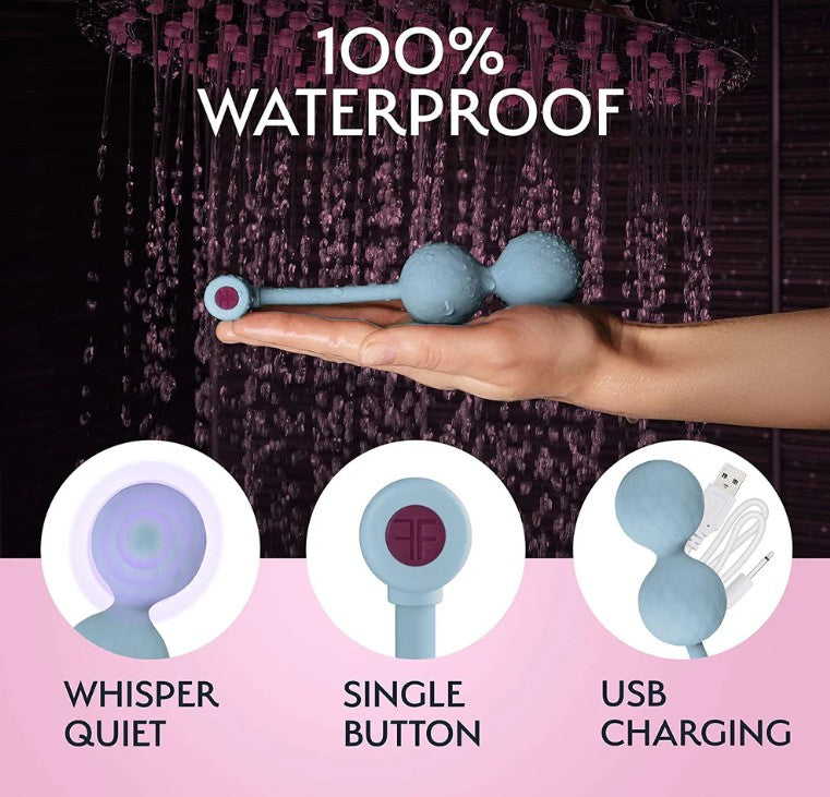 MOMENTA KEGEL BALLS- LIGHT BLUE FEMME FUN
