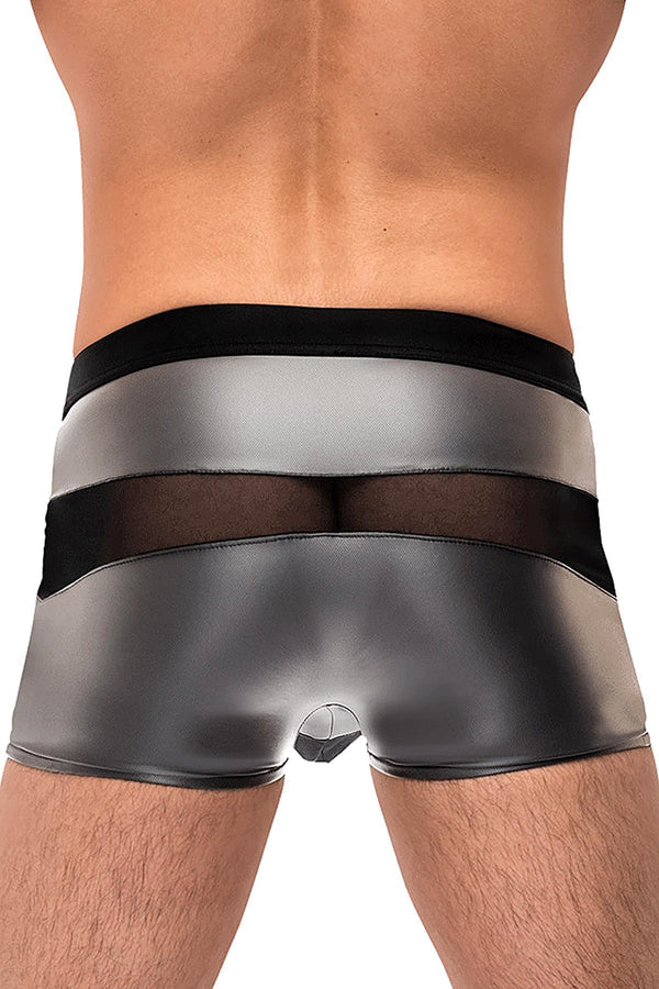 IRON CLAD- GRIS/NOIR- SHORT -MALE POWER