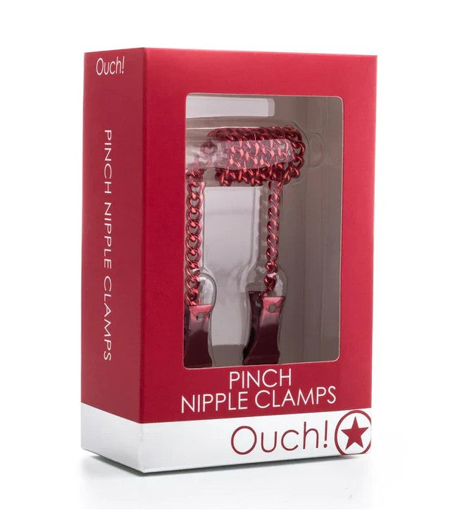 PINCH NIPPLE CLAMPS - RED