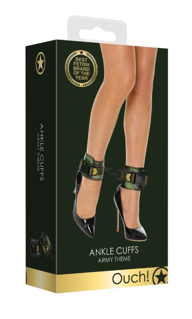 ANKLE CUFFS - ARMY - OUCH!