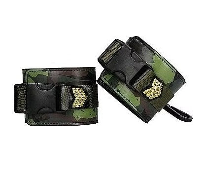 ANKLE CUFFS - ARMY - OUCH!
