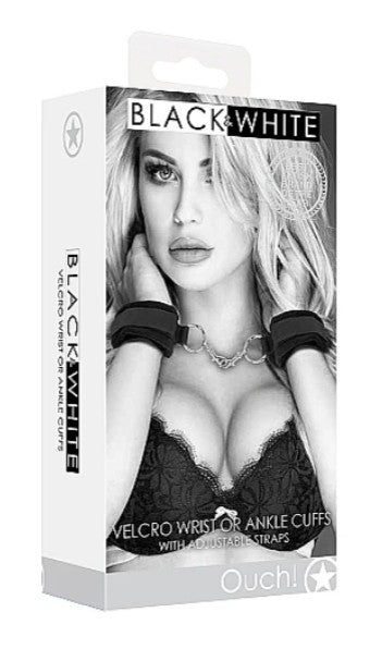 B&W VELCRO CUFF - OUCH