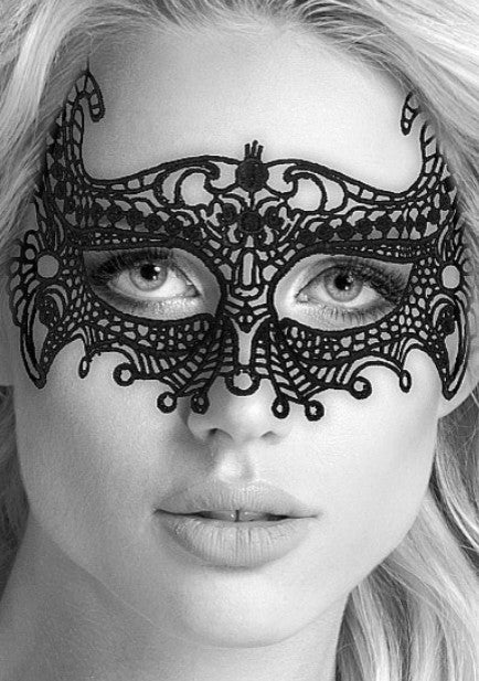 B&W - EMPRESS- LACE EYE MASK - OUCH!