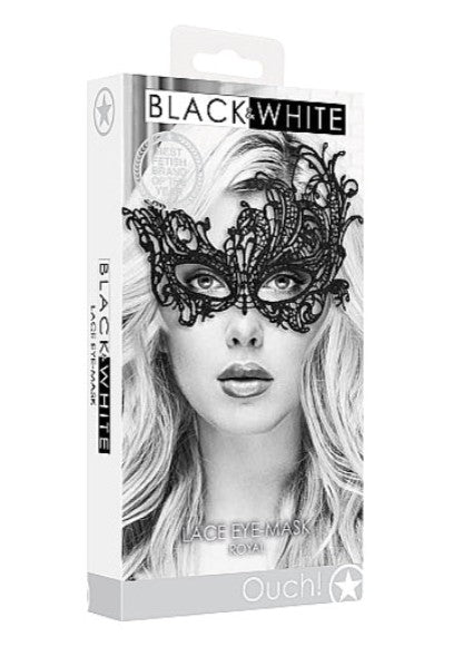 B&W - ROYAL - LACE MASK - OUCH!